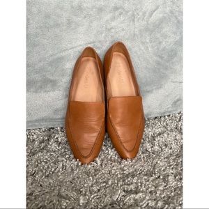 Madewell Ian Skimmer Flat in Saddle (size 8M)